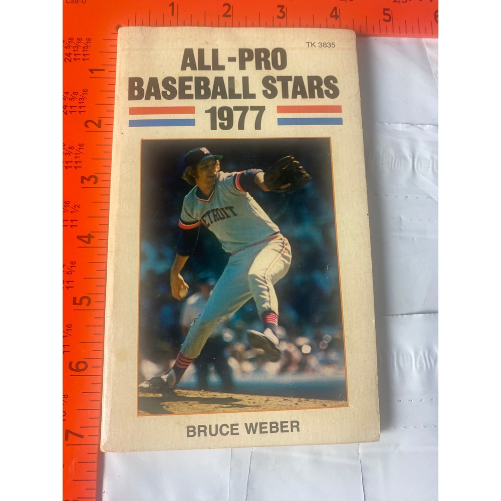 Vintage All-Pro Baseball Stars 1977 Bruce Weber Scholastic Paperback TK 3835